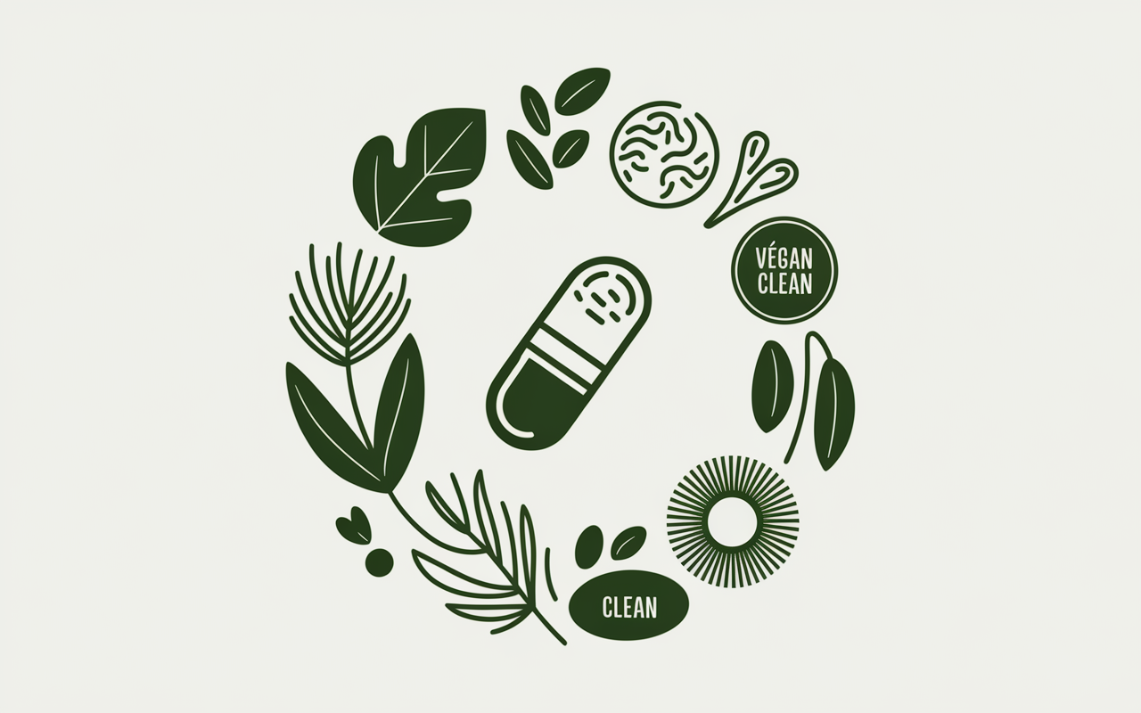 Probiotiques plantes ventre plat vegan clean label