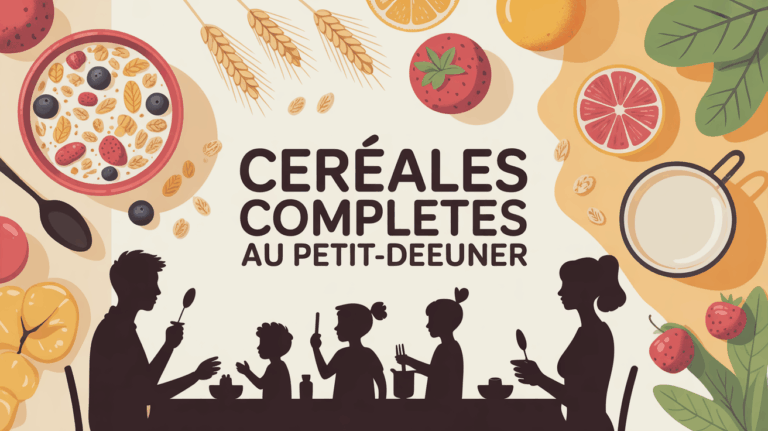scene famille bol cereales completes petit dejeuner