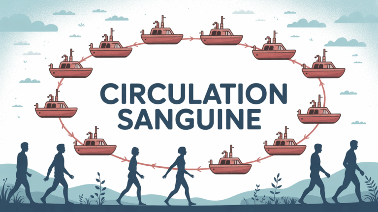 illustration circulation sanguine bien etre naturel