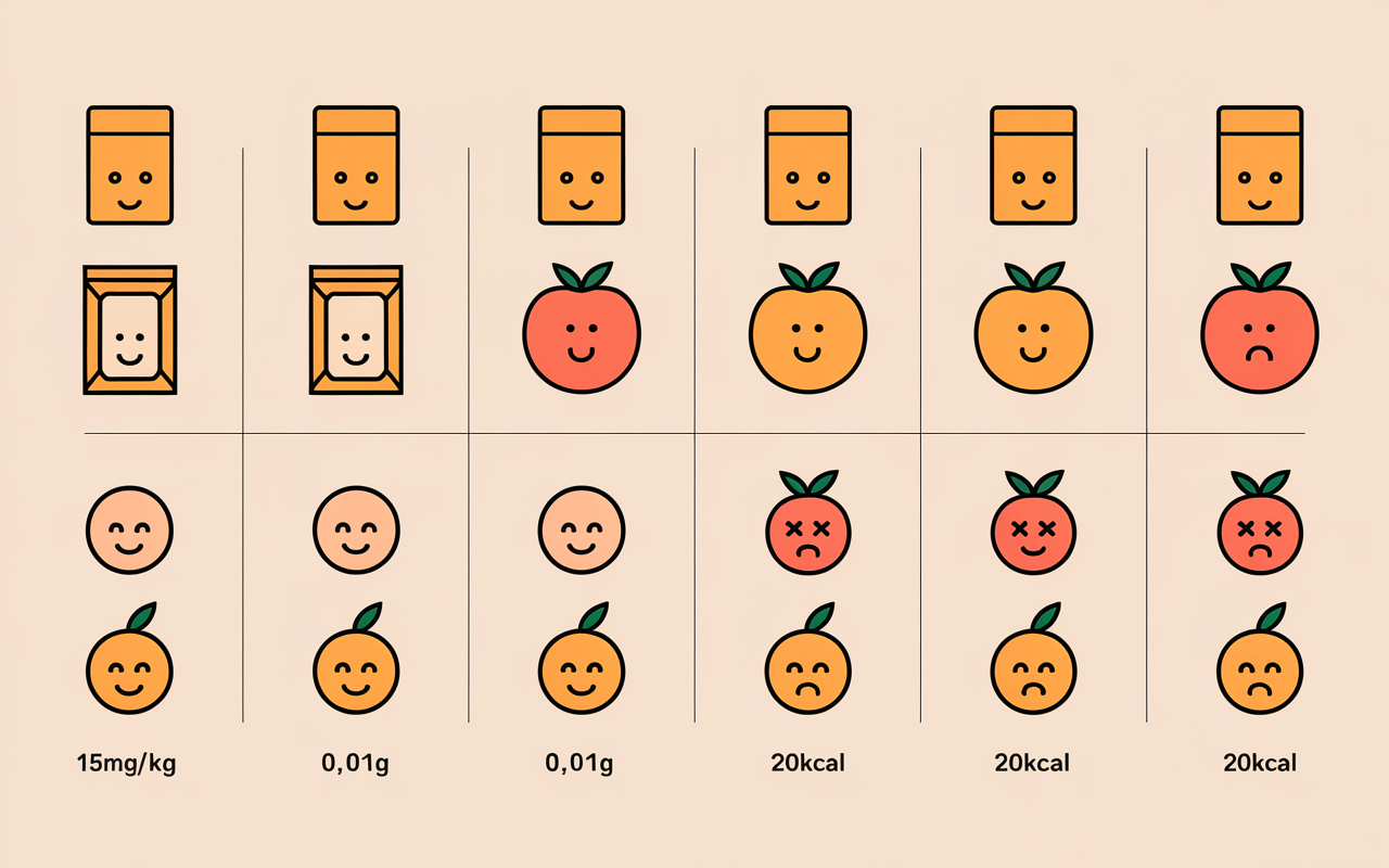 Boisson Bolero comparatif alternatives édulcorants sans sucre