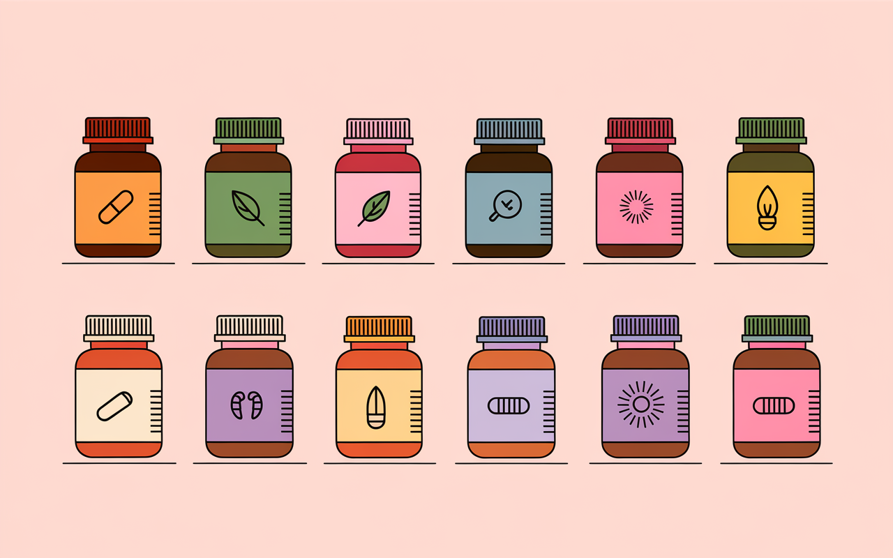 Top 7 complements alimentaires anti fatigue schema comparatif