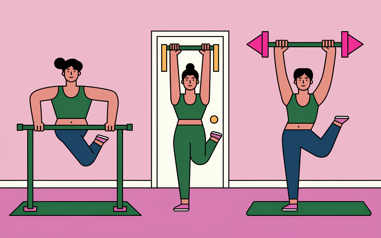 exercices biceps poids du corps maison