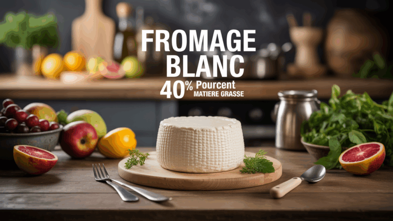 pot de fromage blanc 40 pourcent matiere grasse cuisine fruits