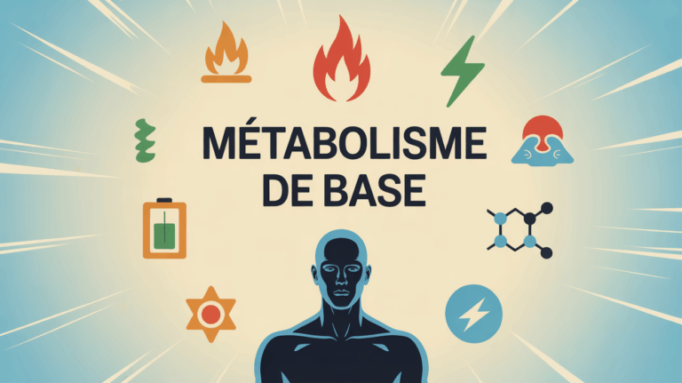 silhouette corps humain metabolisme de base energie