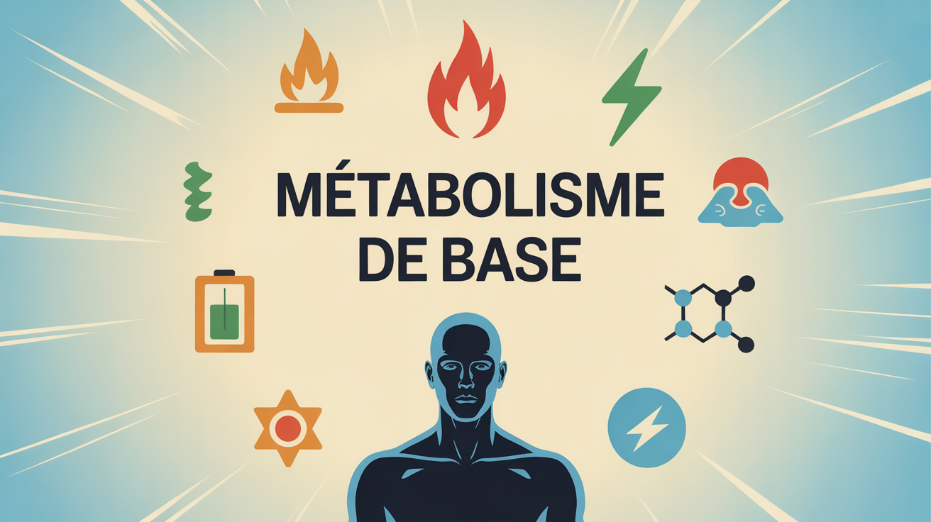 silhouette corps humain metabolisme de base energie