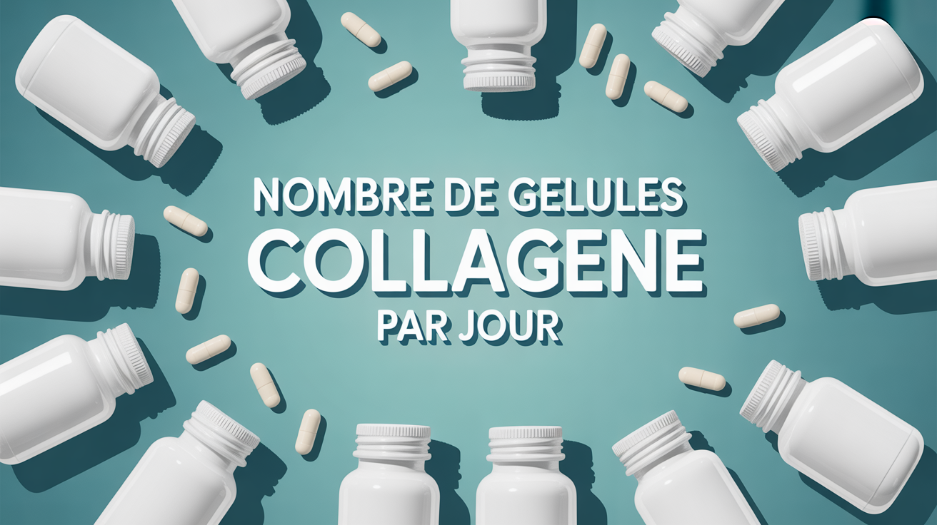 illustration flacon gelules collagene dosage quotidien