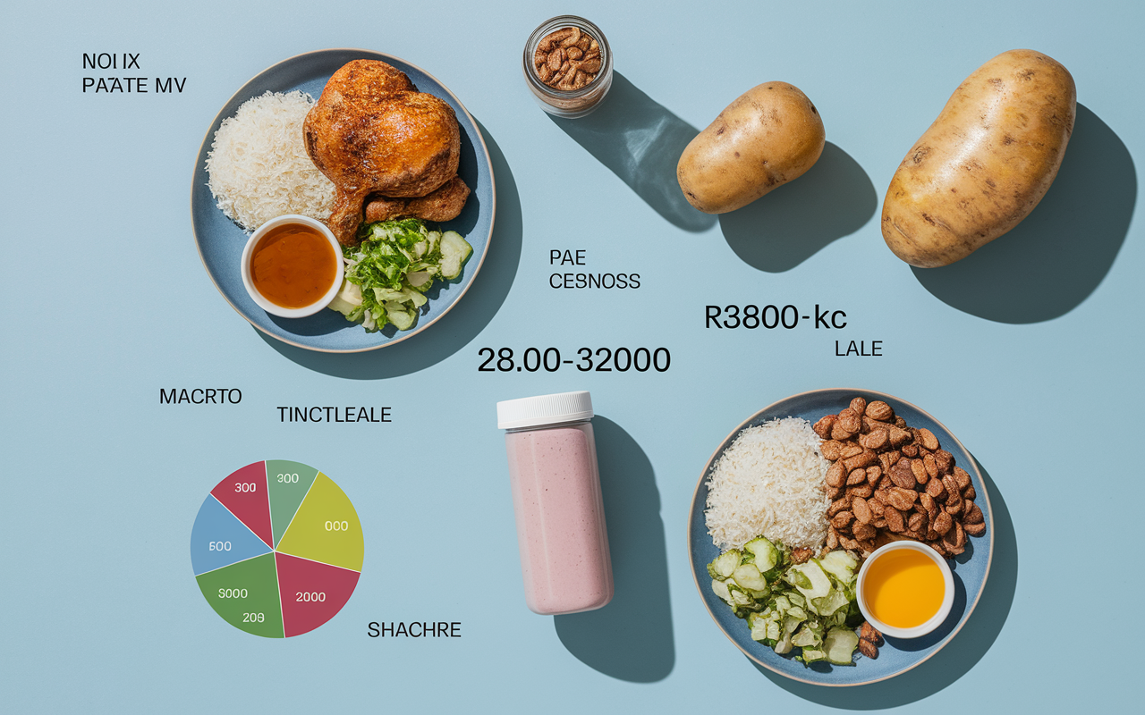 repas prise de masse 6 mois calories macros