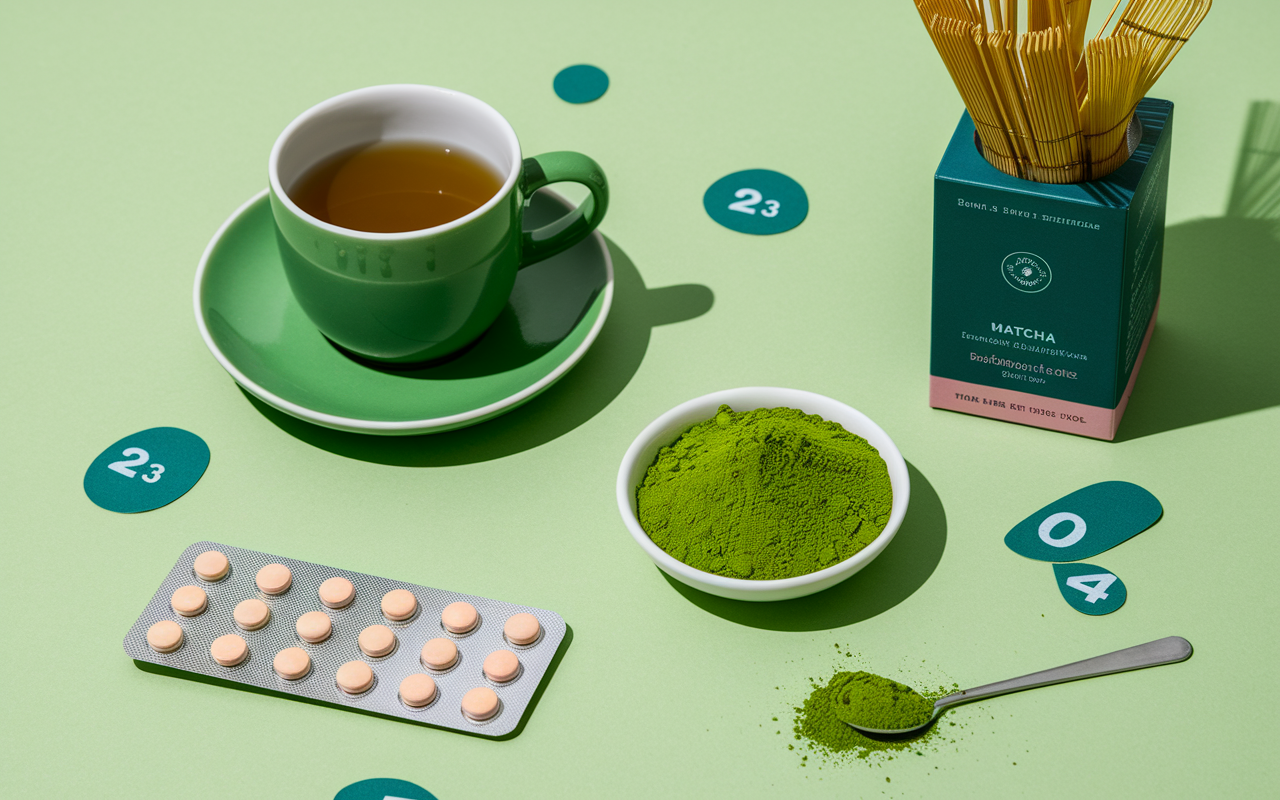 Table tasse gelules matcha dosage the vert brule graisse