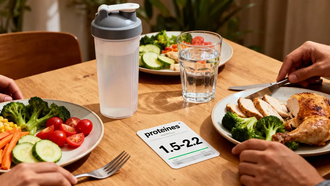 repas proteines musculation femme alimentation