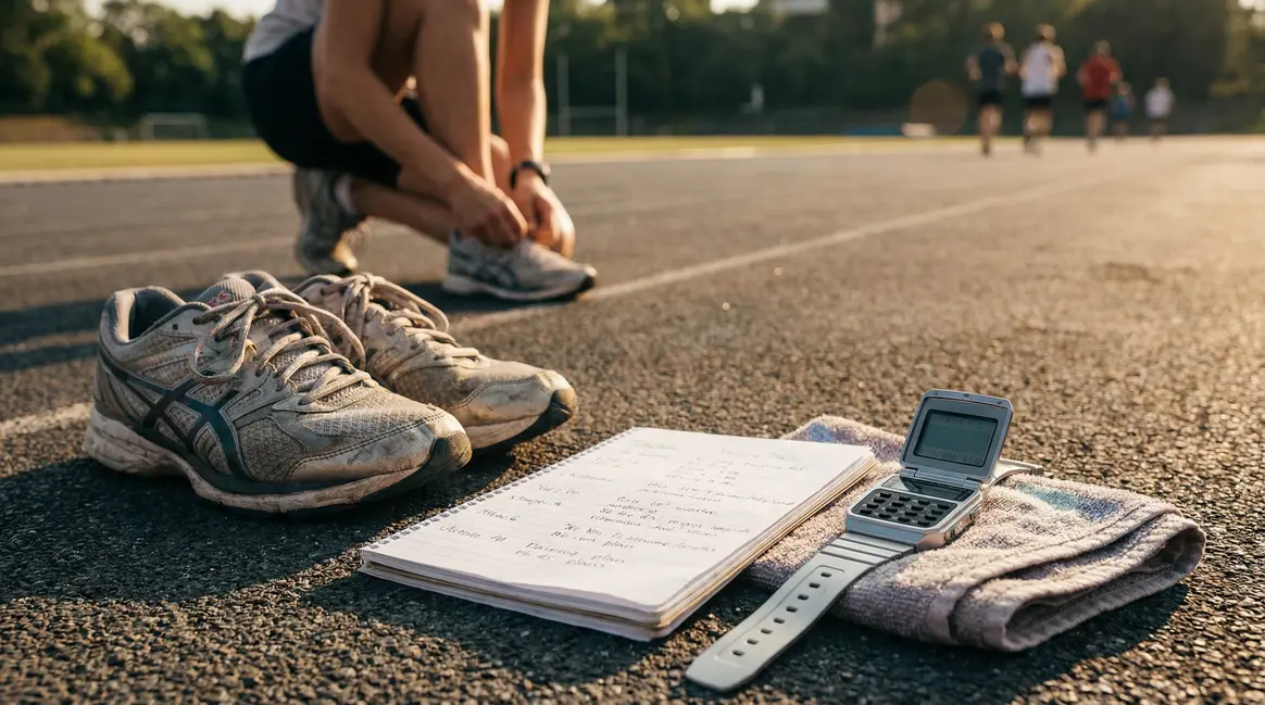 Calculateur de vitesse et montre running piste
