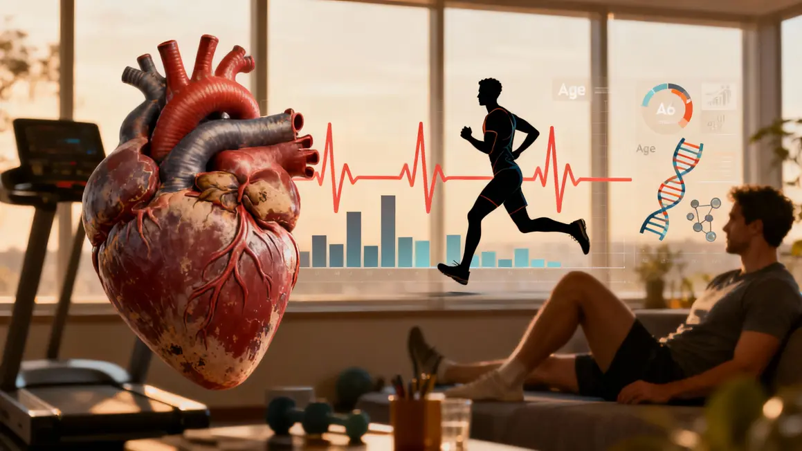 Illustration coeur sportif fréquence cardiaque maximale