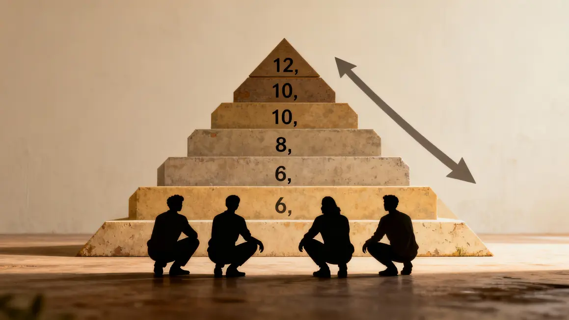 Pyramide graphique format pyramidal musculation squat développé
