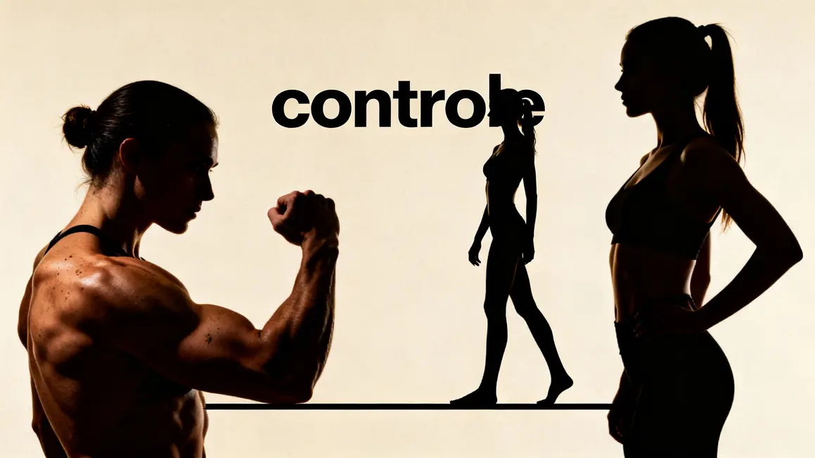 silhouette musculation femme controle balance