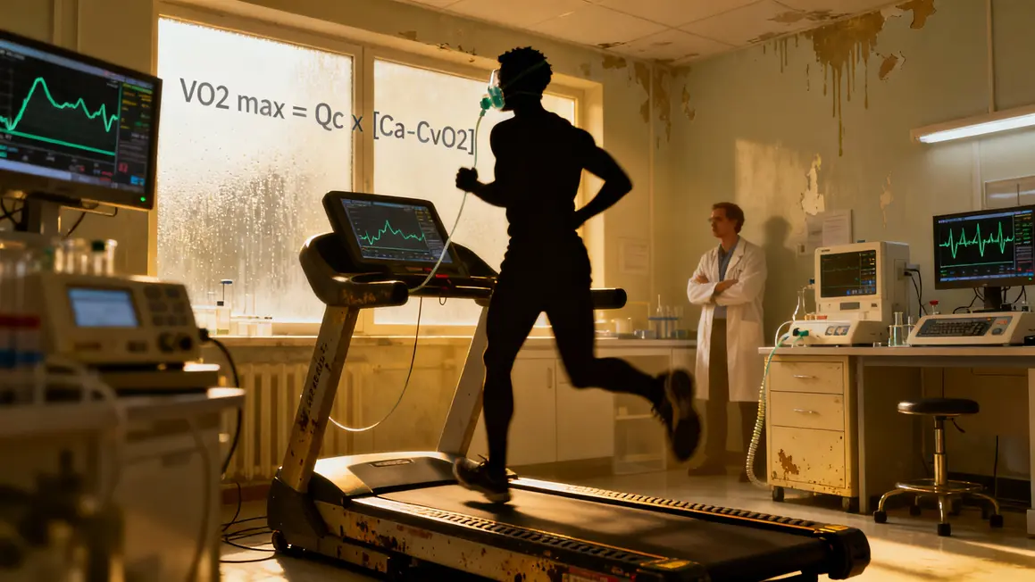Sportif tapis roulant test VO2 max formule Fick