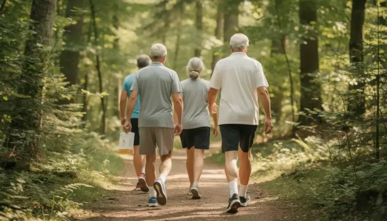 seniors et sportifs ensemble marche confort articulaire supplément