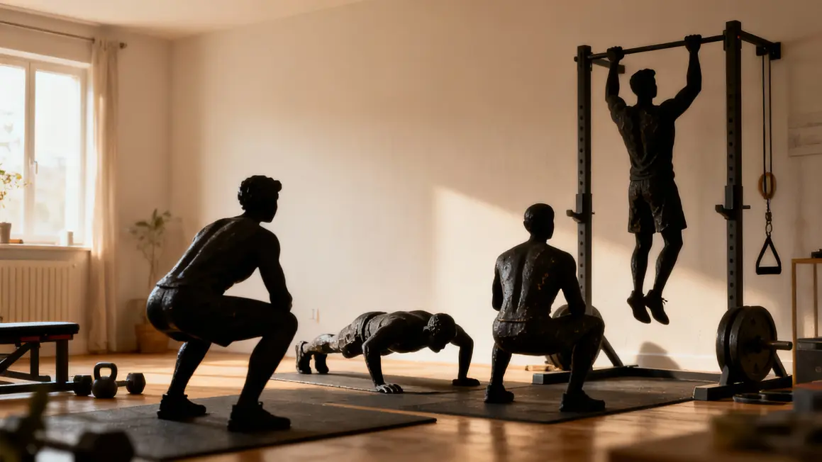 Silhouettes exercices poids du corps Spider-Man