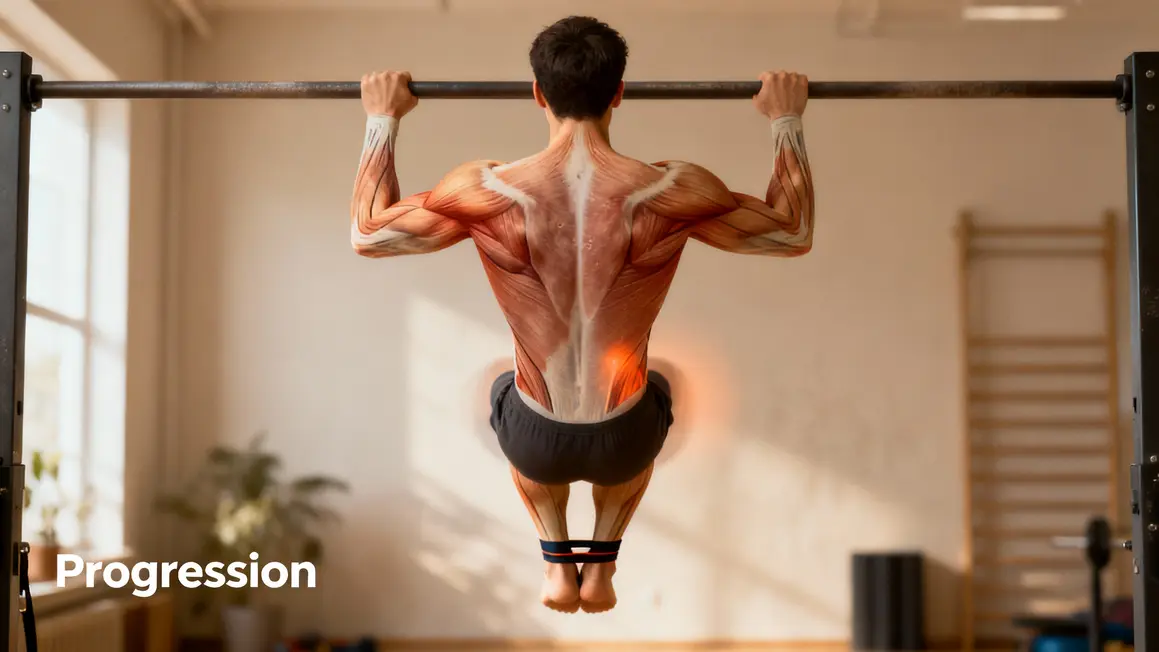 Muscles dos traction élastique