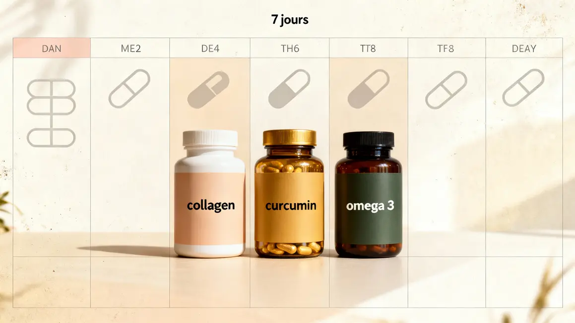 Tableau cure compléments tendinite