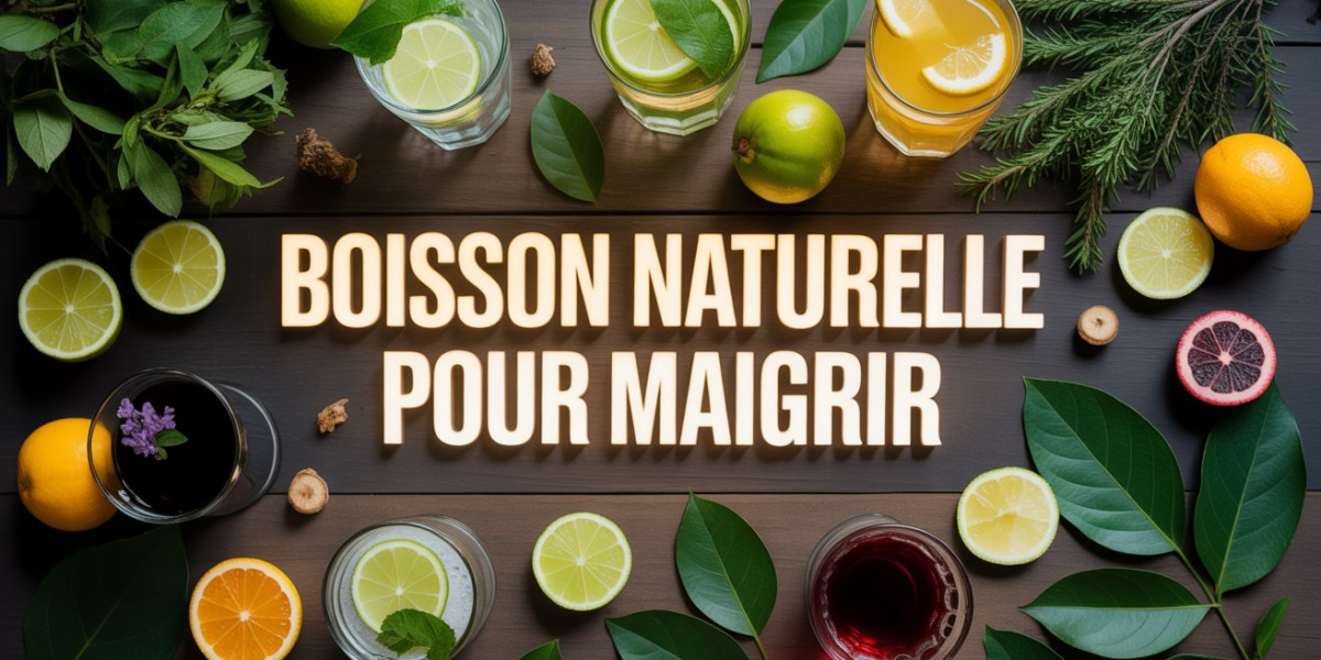 boisson pour perdre du poids sur table moderne