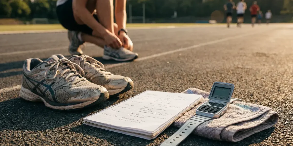 Calculateur de vitesse et montre running piste