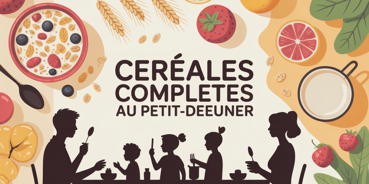 scene famille bol cereales completes petit dejeuner