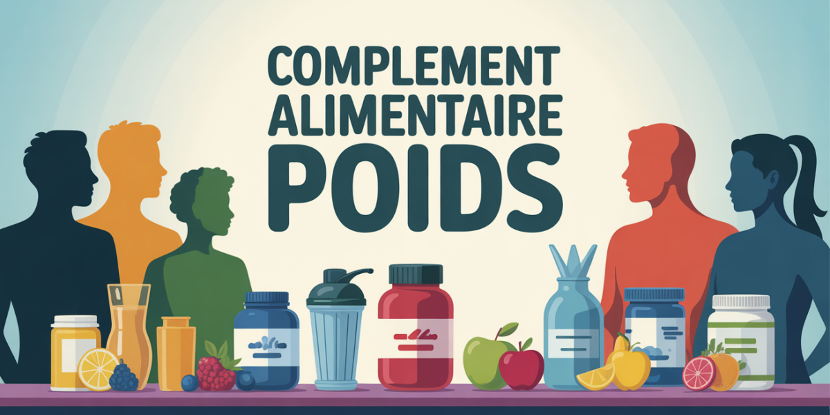 complement alimentaire poids silhouettes table boites compléments