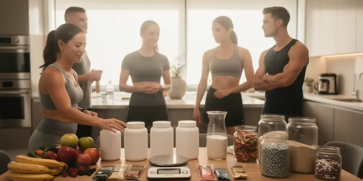complements alimentaires prise de poids sportifs table cuisine moderne