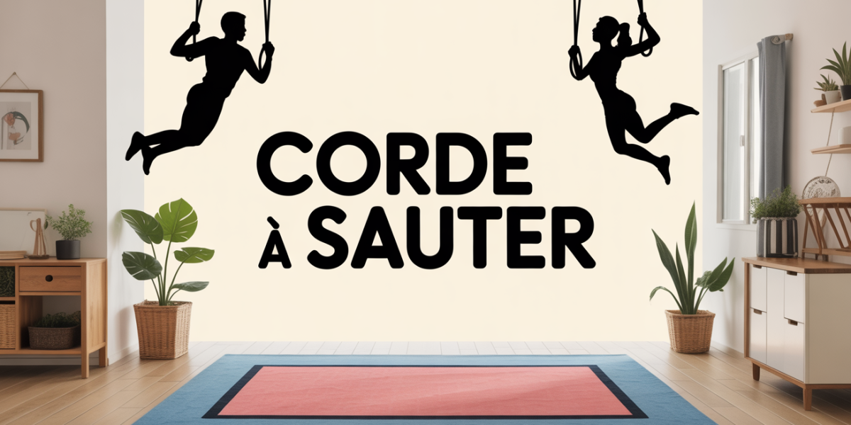 Corde à sauter en famille sport maison motivation