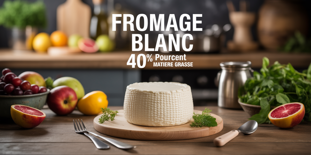 pot de fromage blanc 40 pourcent matiere grasse cuisine fruits