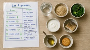 Les 7 groupes d aliments tableau pour équilibrer les repas