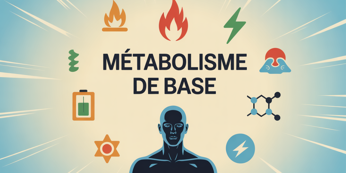 silhouette corps humain metabolisme de base energie