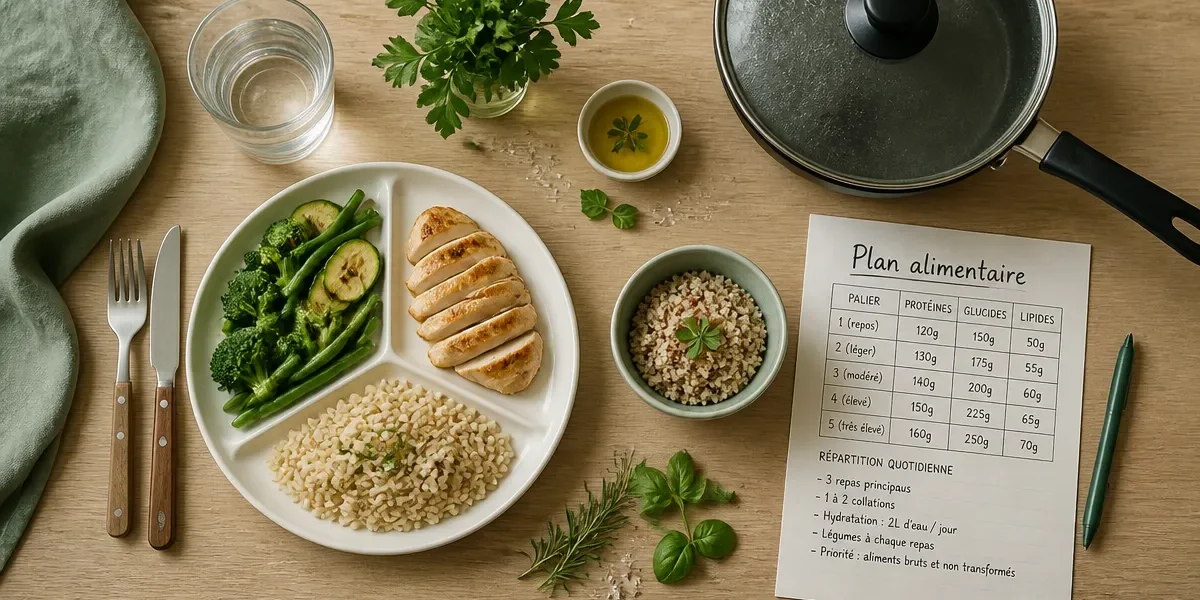 Plan alimentaire pour perte de poids : 30 végétaux et 4 repas types, image de préparation