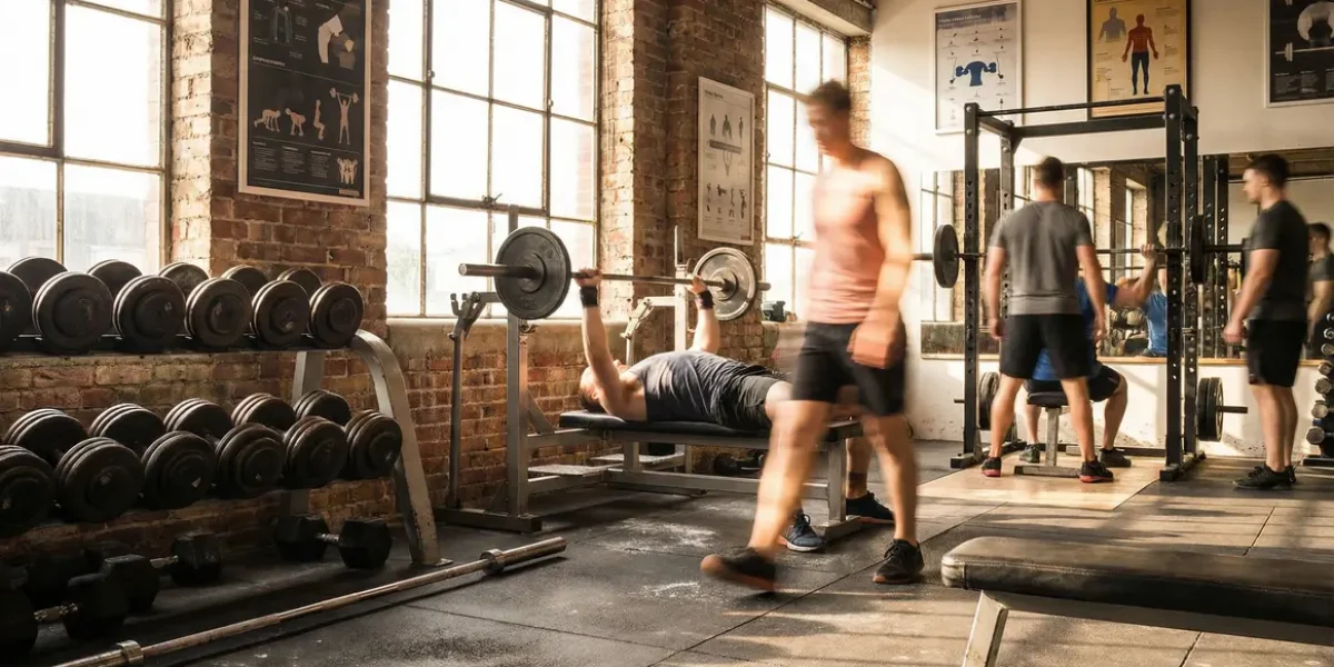 Salle de musculation format pyramidal entraînement musculation